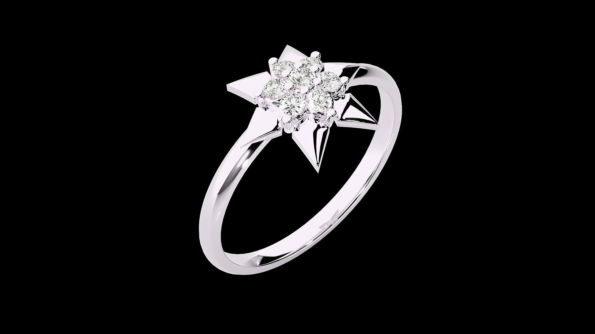 Ultra light wt minimalist Women Ring 3dm renders detail 3D print model_6