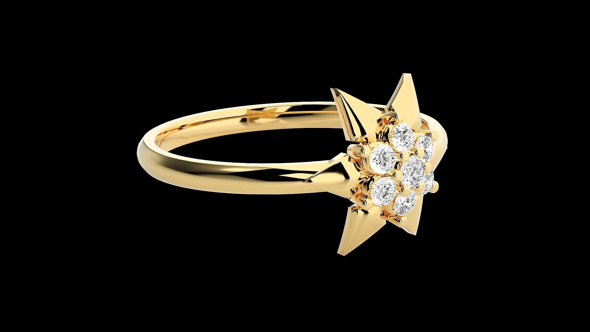 Ultra light wt minimalist Women Ring 3dm renders detail 3D print model_8