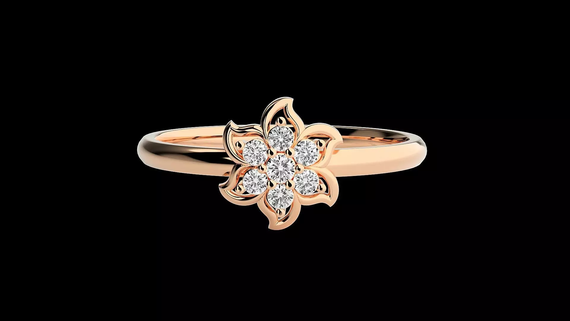 Ultra light wt minimalist Women Ring 3dm renders detail 3D print model_0