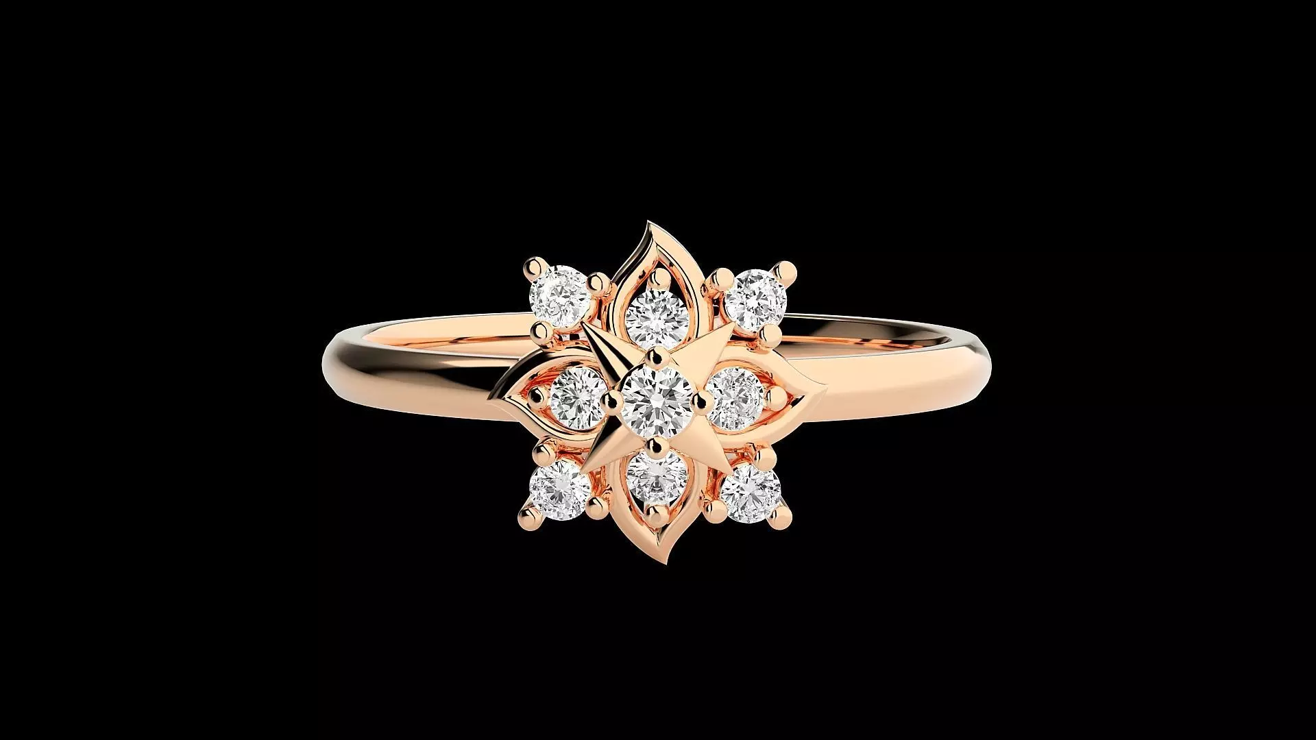 Ultra light wt minimalist Women Ring 3dm renders detail 3D print model_0