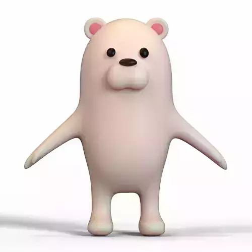 White Panda Stylized