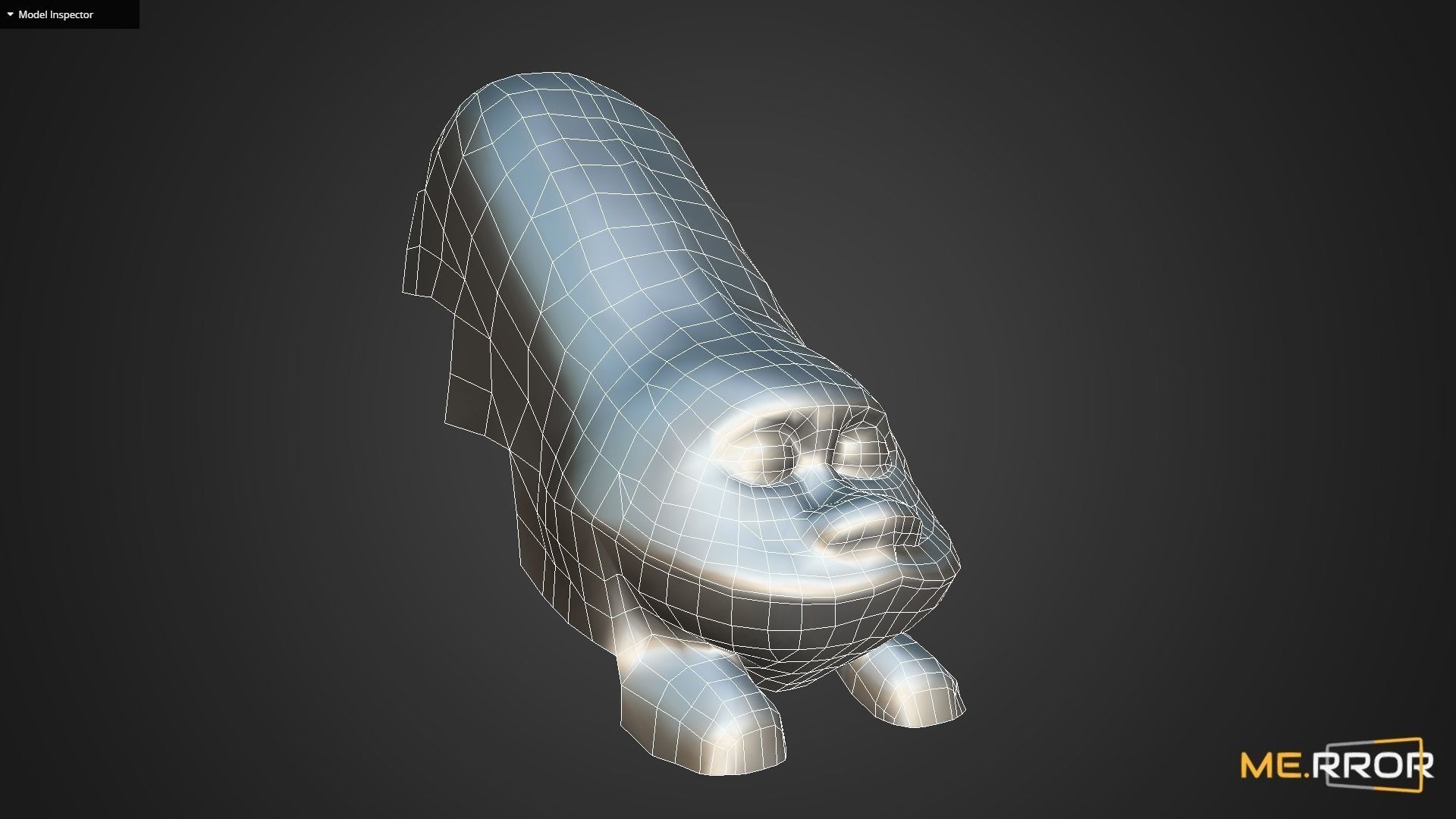 Game Ready Heatea Mythical Unicron Lion Stone Stair Low-poly 3D model_17