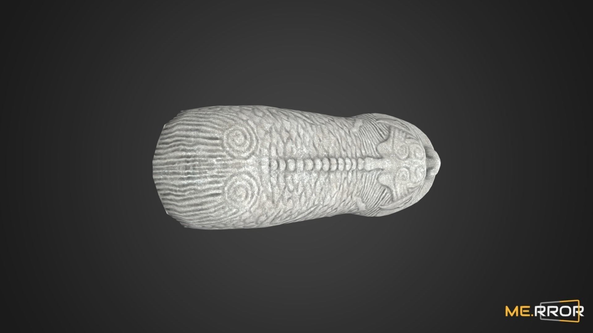 Game Ready Heatea Mythical Unicron Lion Stone Stair Low-poly 3D model_3