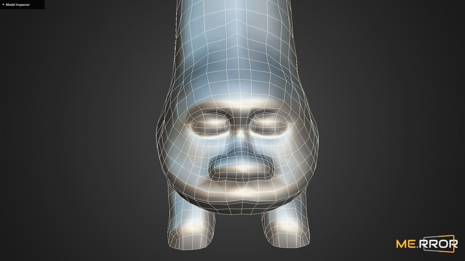 Game Ready Heatea Mythical Unicron Lion Stone Stair Low-poly 3D model_19