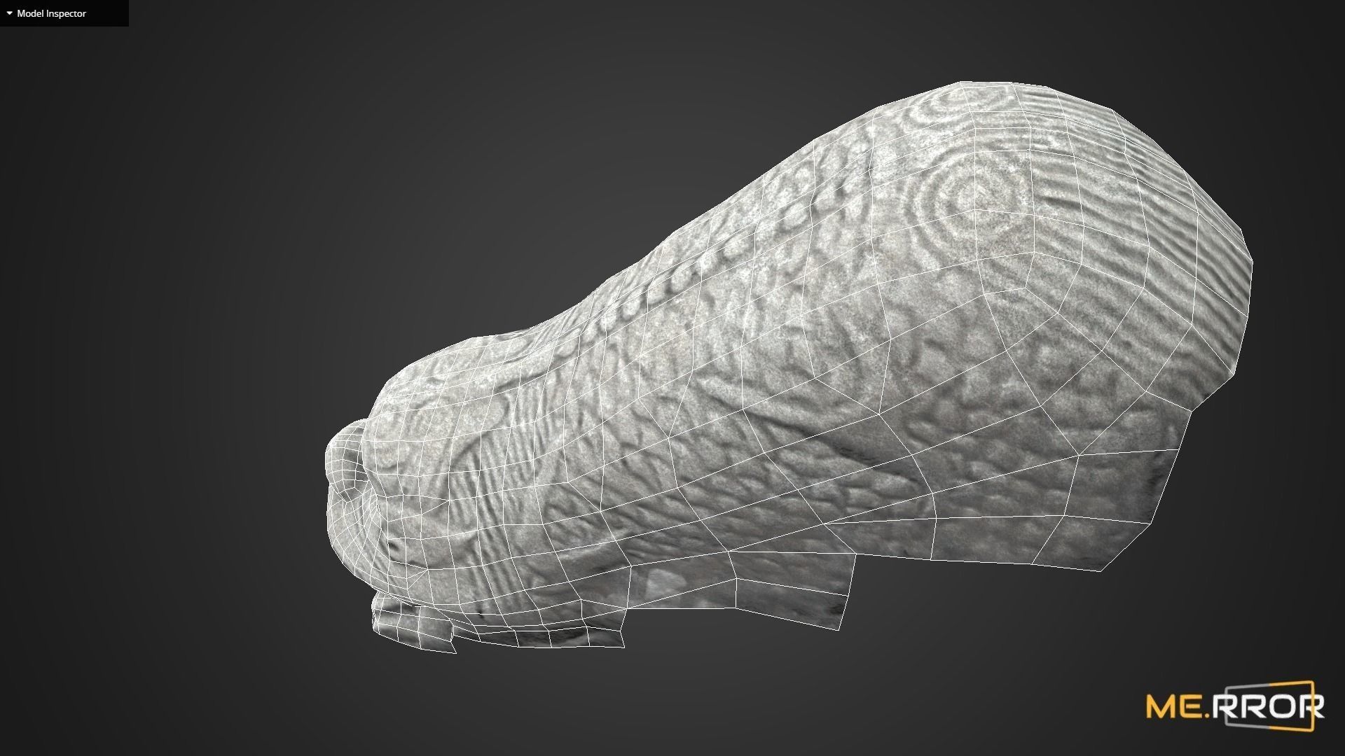 Game Ready Heatea Mythical Unicron Lion Stone Stair Low-poly 3D model_14