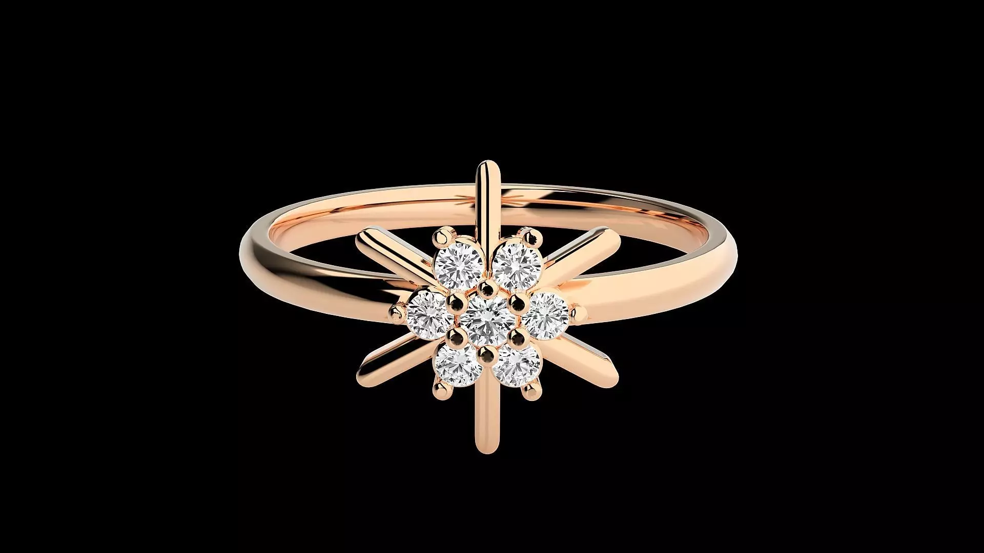 Ultra light wt minimalist Women Ring 3dm renders detail 3D print model_0