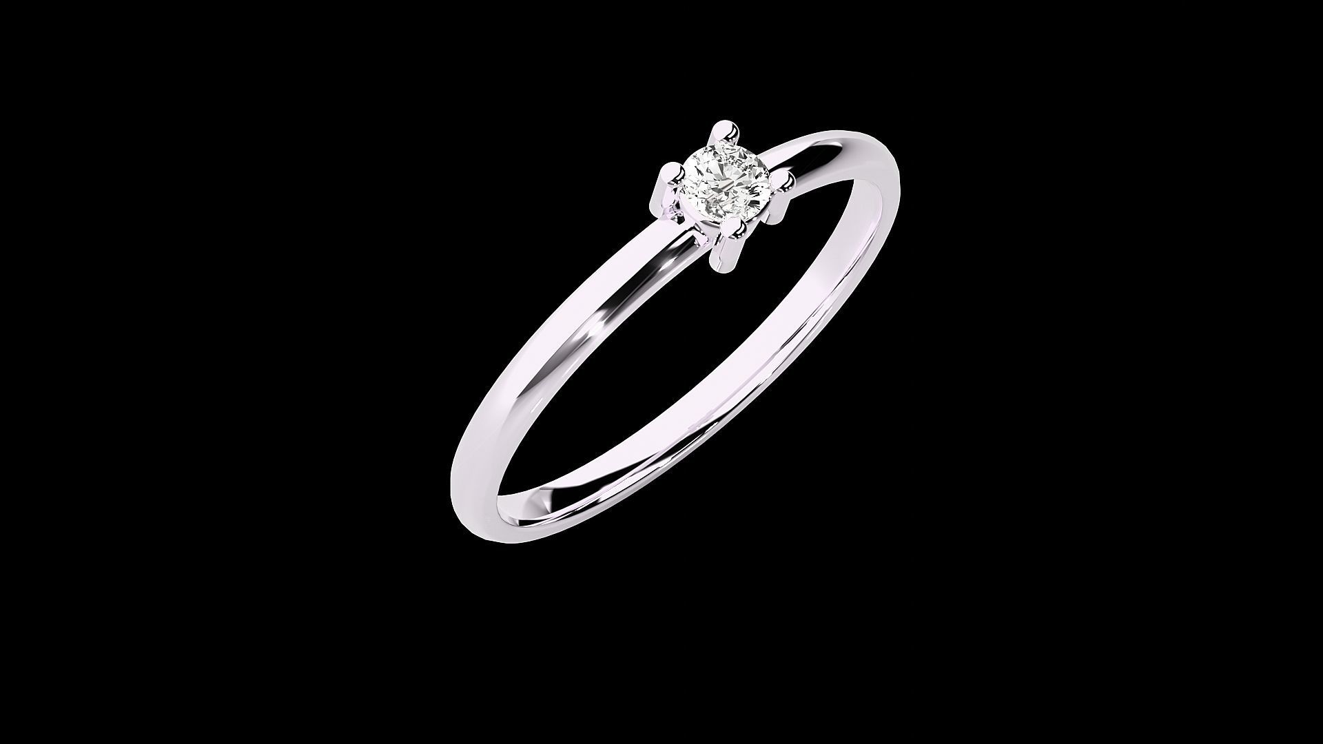 Ultra light wt minimalist Women Ring 3dm renders detail 3D print model_6