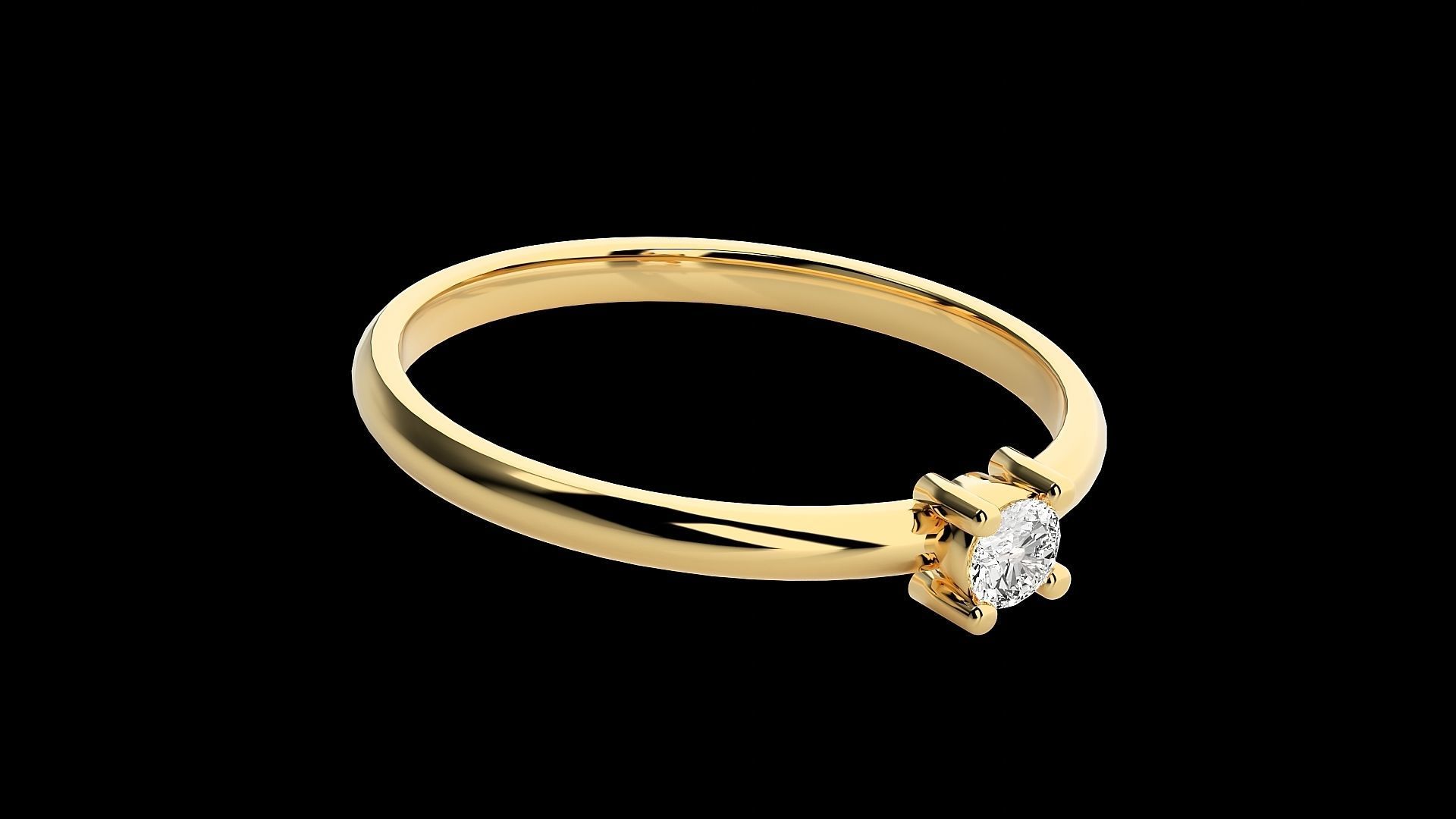 Ultra light wt minimalist Women Ring 3dm renders detail 3D print model_8