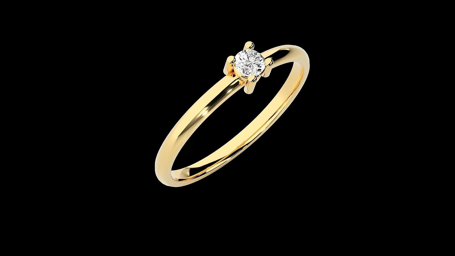 Ultra light wt minimalist Women Ring 3dm renders detail 3D print model_9