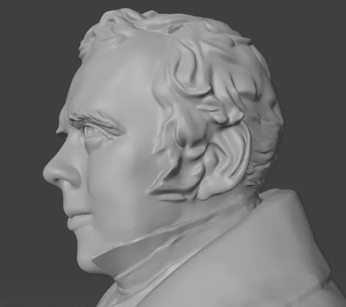Hans Christian Oersted 3D print model_11