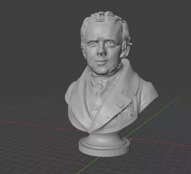 Hans Christian Oersted 3D print model_1