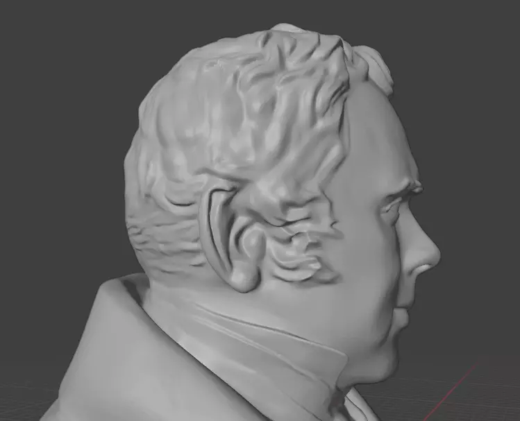Hans Christian Oersted 3D print model_10