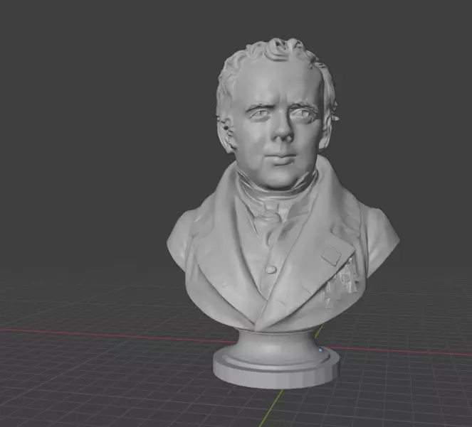 Hans Christian Oersted 3D print model_3