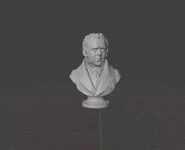 Hans Christian Oersted 3D print model Hans Christian Oersted 3D print model