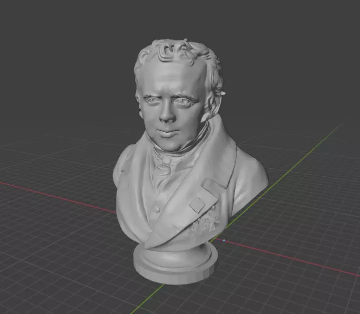 Hans Christian Oersted 3D print model_17