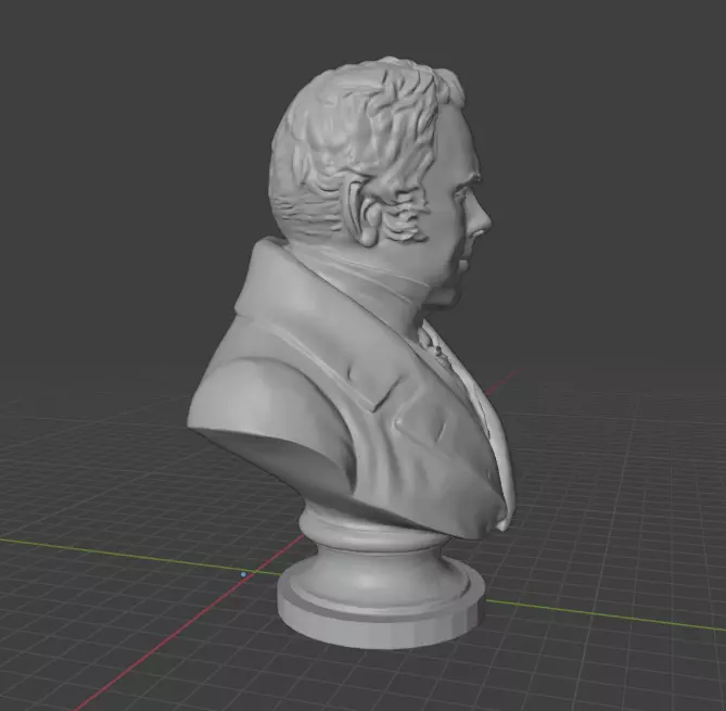 Hans Christian Oersted 3D print model_20