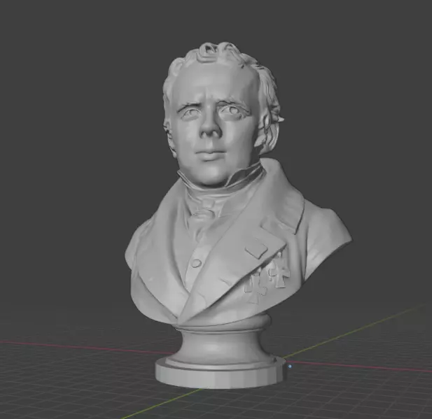 Hans Christian Oersted 3D print model_16