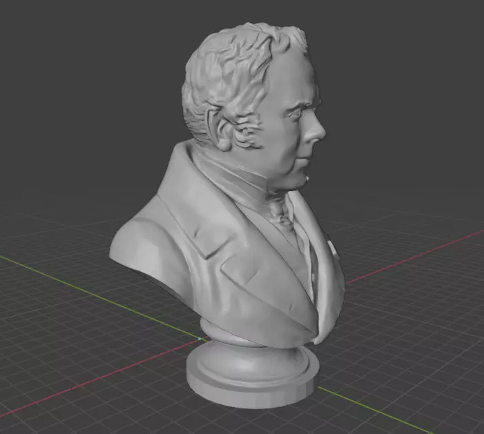 Hans Christian Oersted 3D print model_19