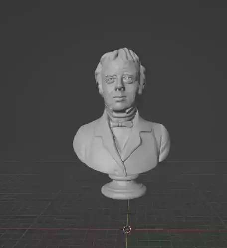 Hans Christian Oersted 3D print model