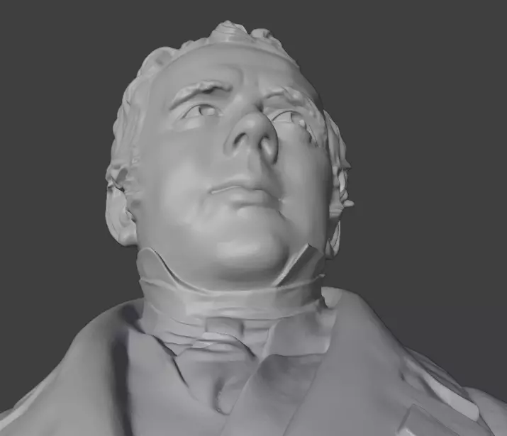 Hans Christian Oersted 3D print model_12