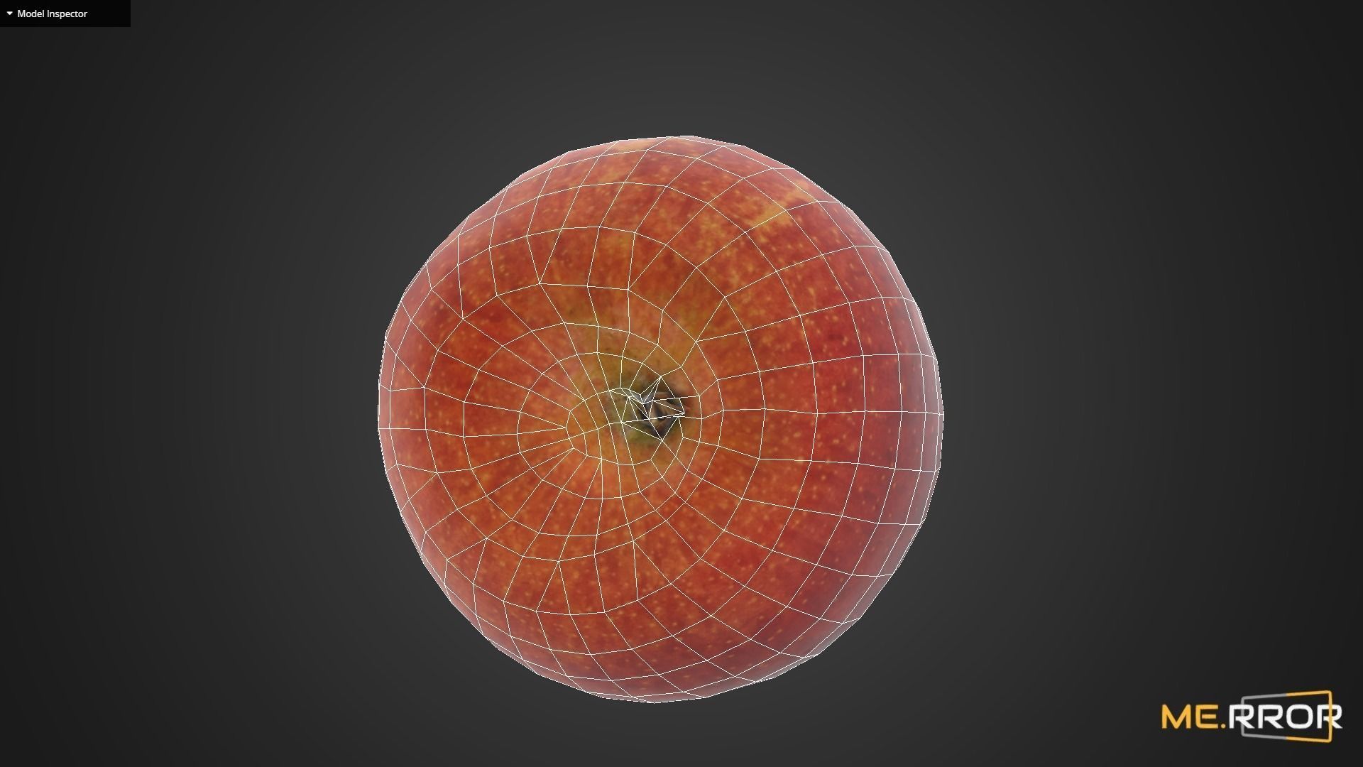 Game Ready Apple Low-poly 3D model_13