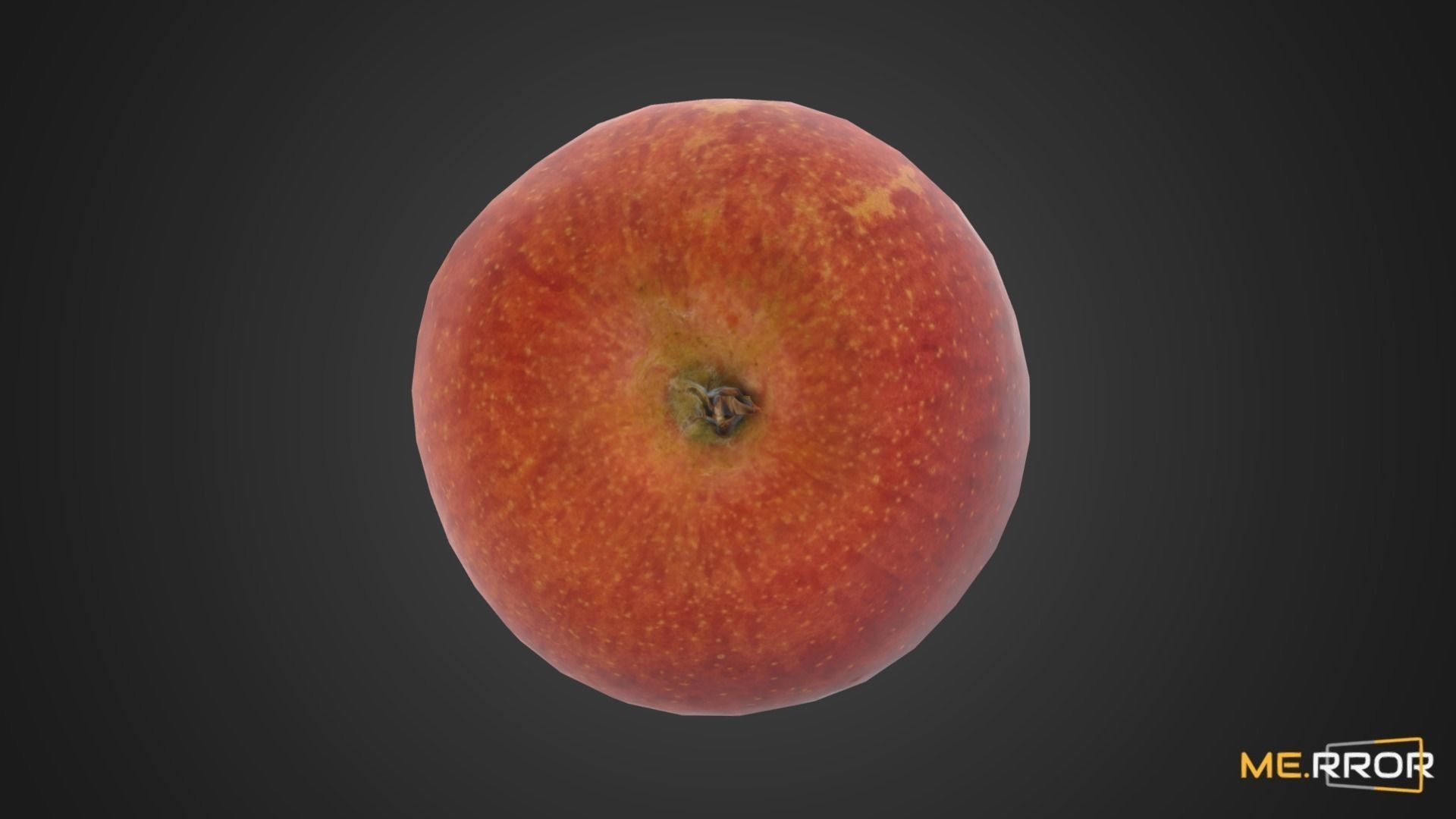 Game Ready Apple Low-poly 3D model_6