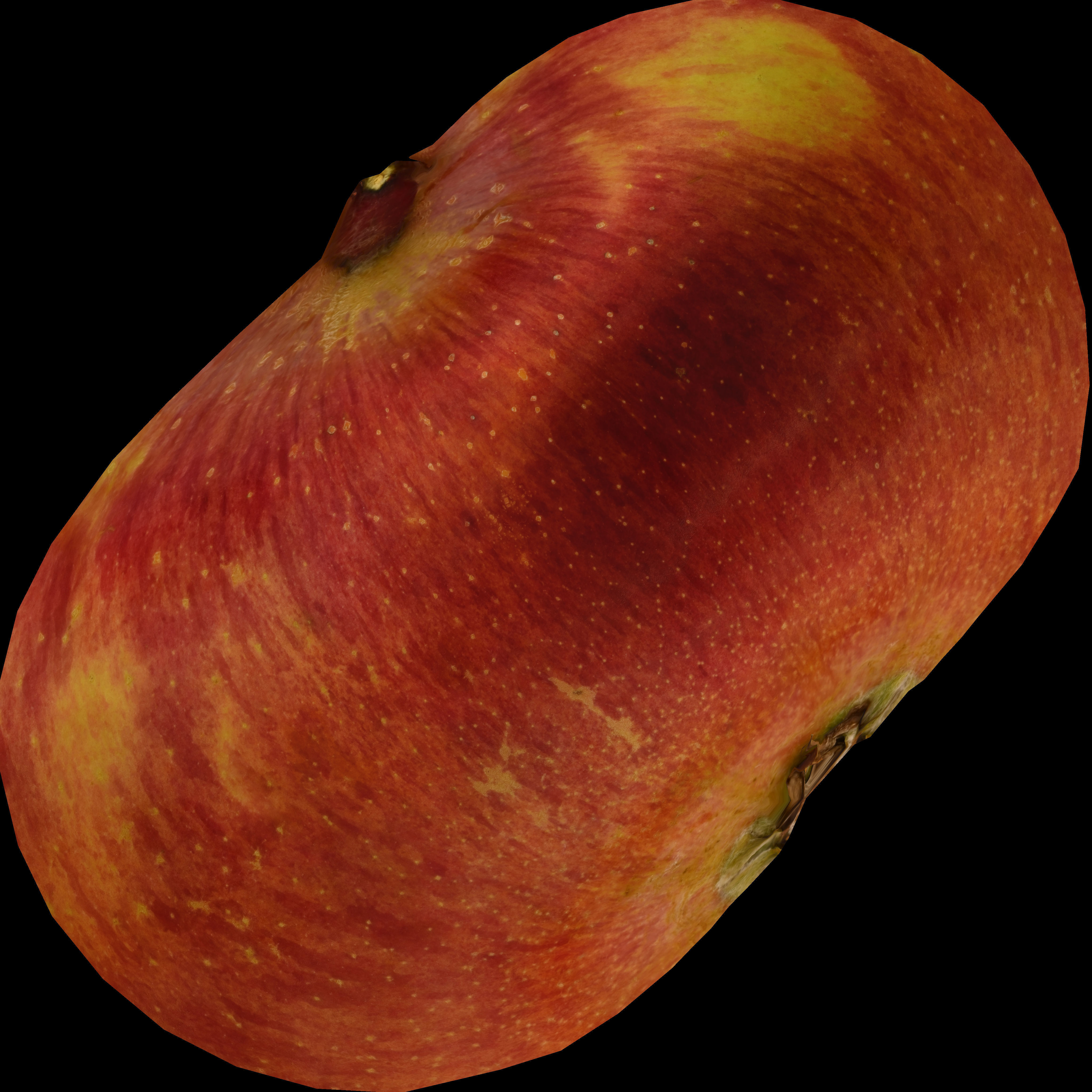 Game Ready Apple Low-poly 3D model_20