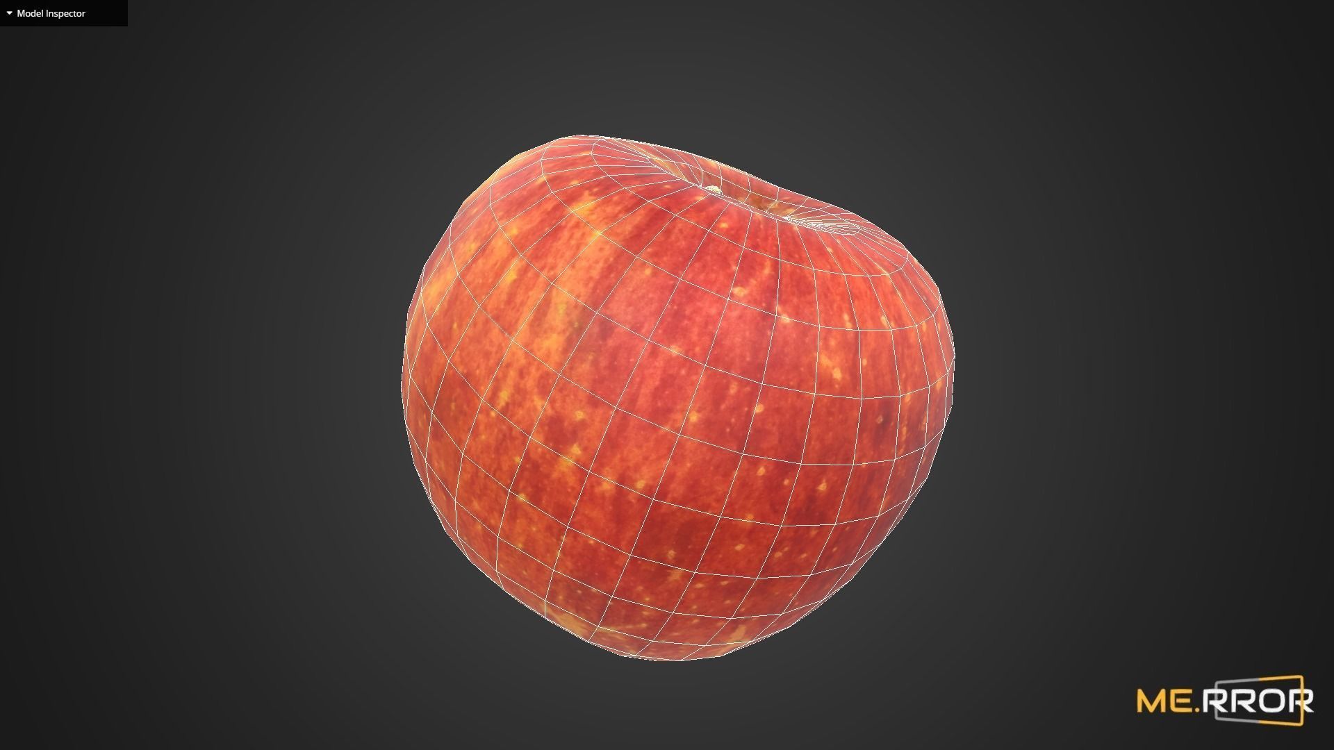 Game Ready Apple Low-poly 3D model_11