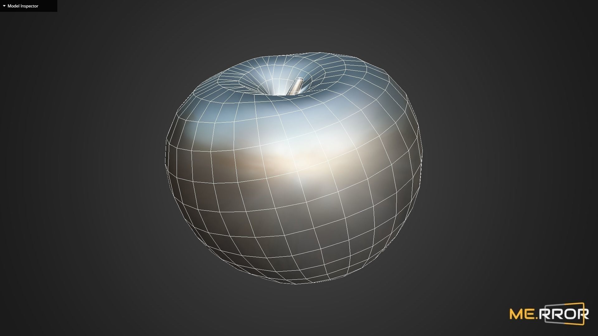 Game Ready Apple Low-poly 3D model_17