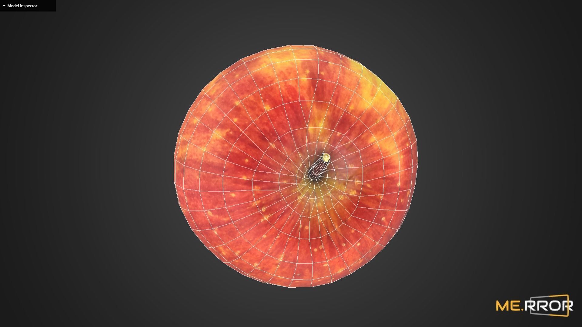 Game Ready Apple Low-poly 3D model_12