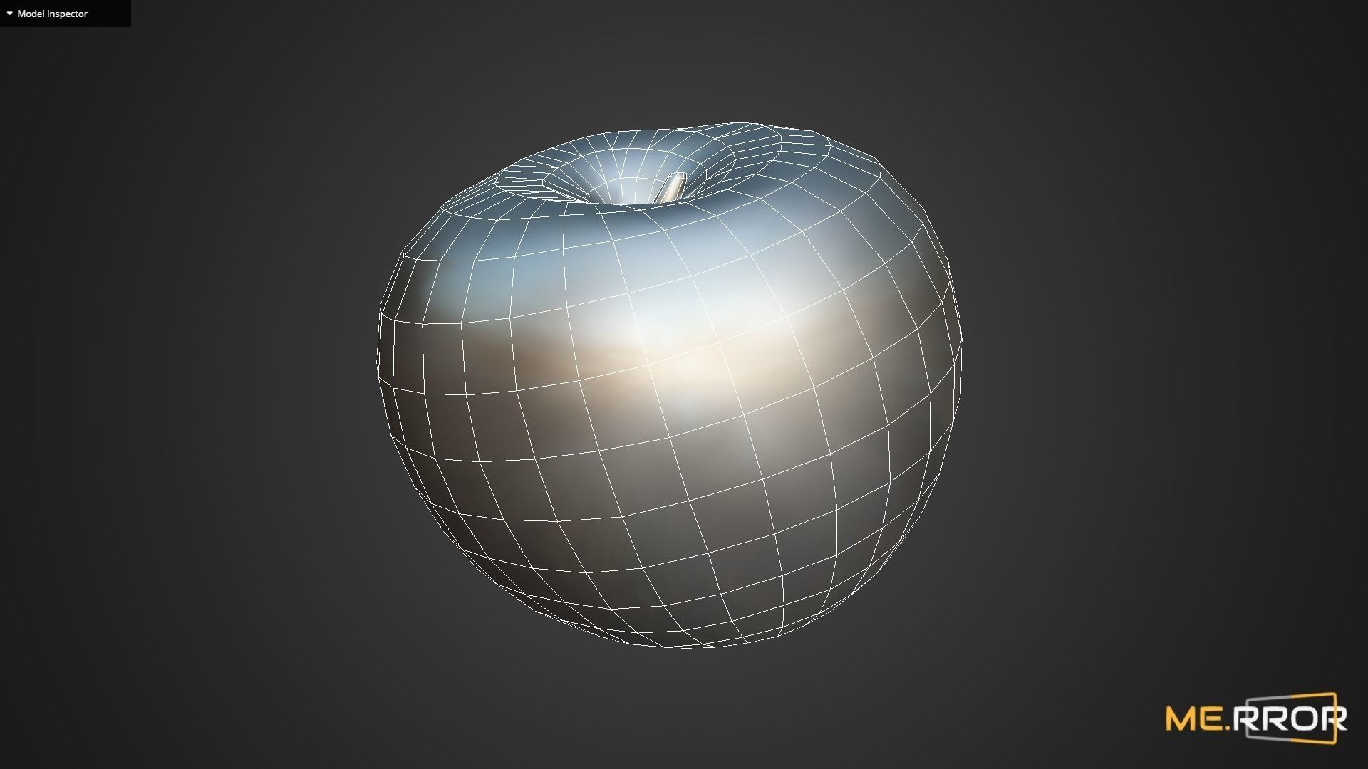 Game Ready Apple Low-poly 3D model_15