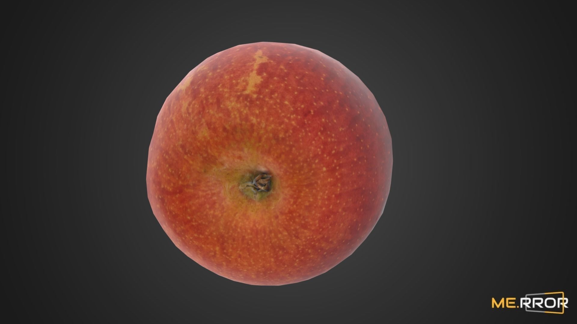 Game Ready Apple Low-poly 3D model_7