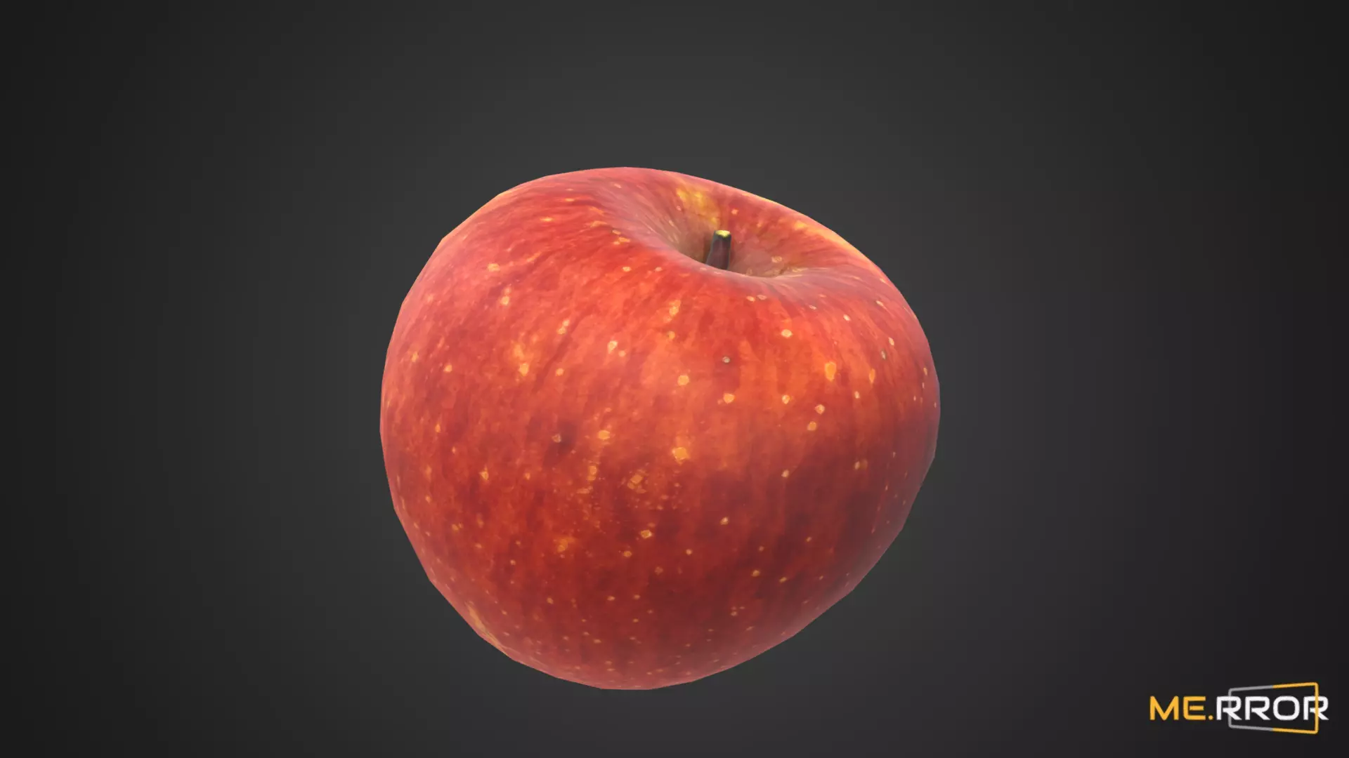 Game Ready Apple Low-poly 3D model_0