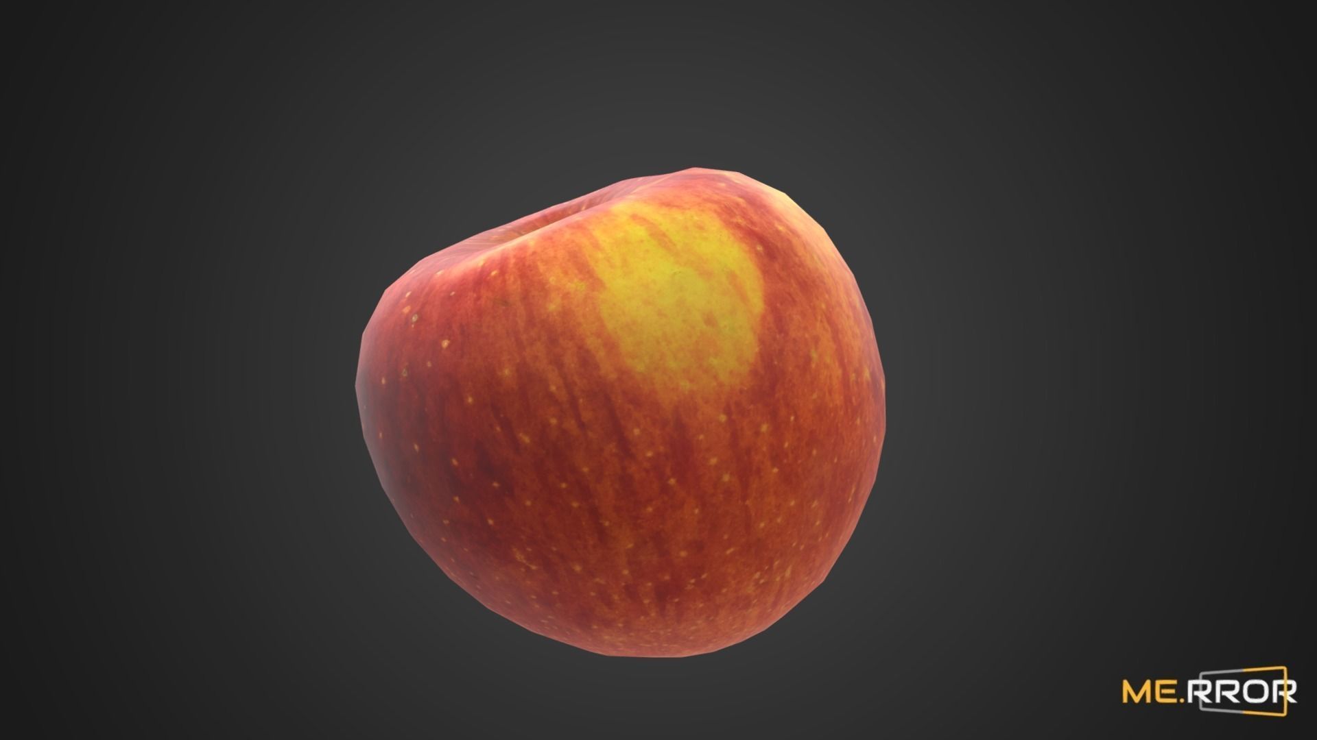 Game Ready Apple Low-poly 3D model_2