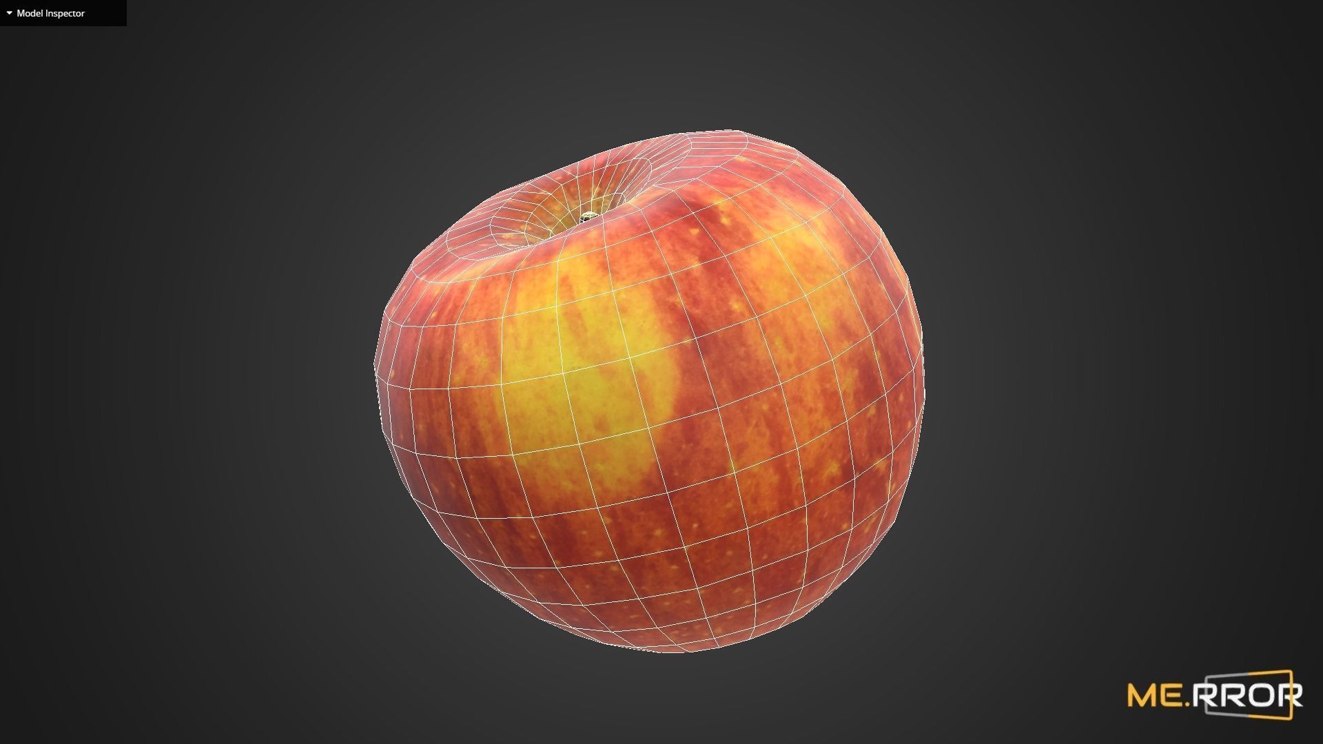 Game Ready Apple Low-poly 3D model_10