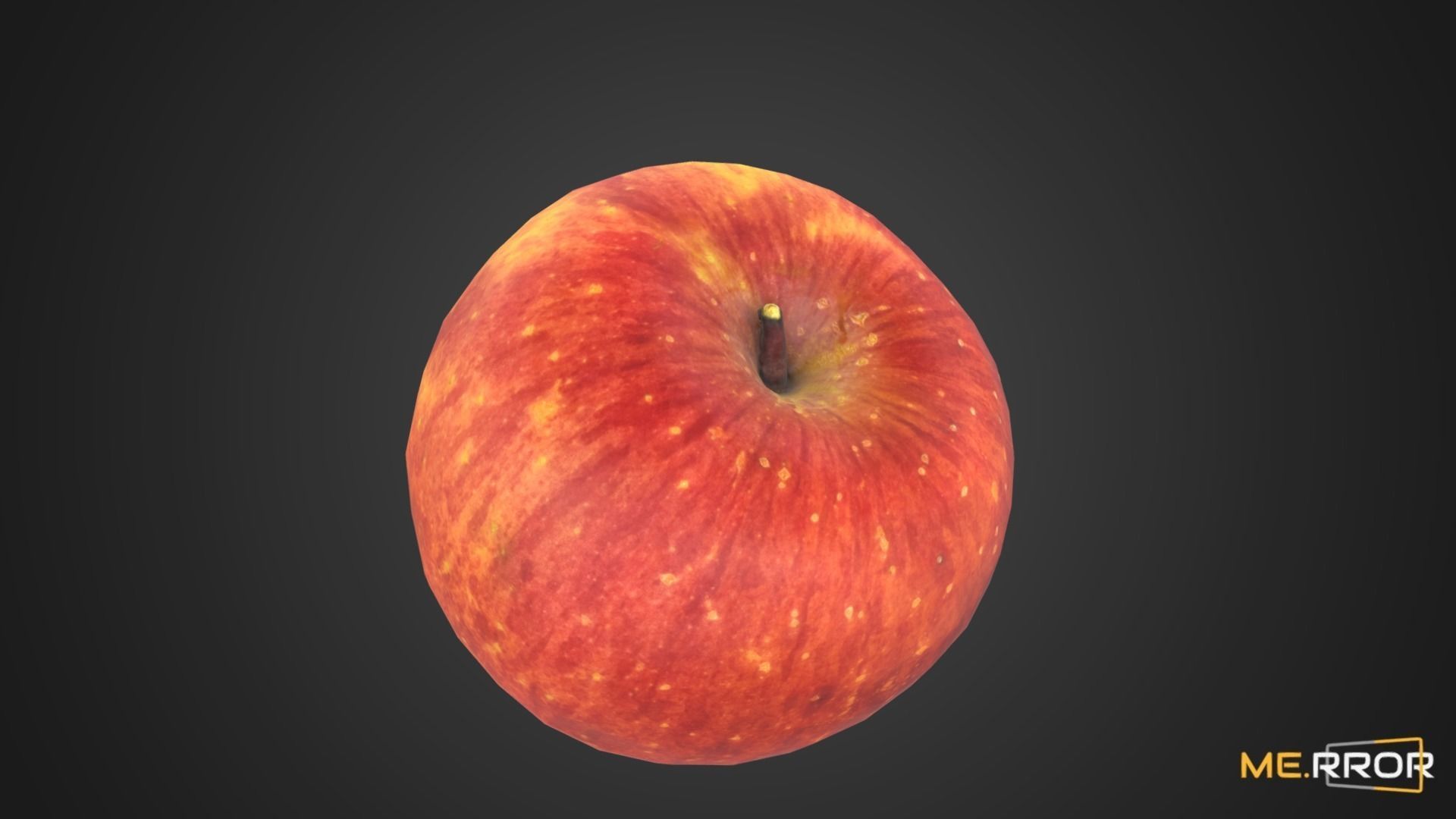 Game Ready Apple Low-poly 3D model_5