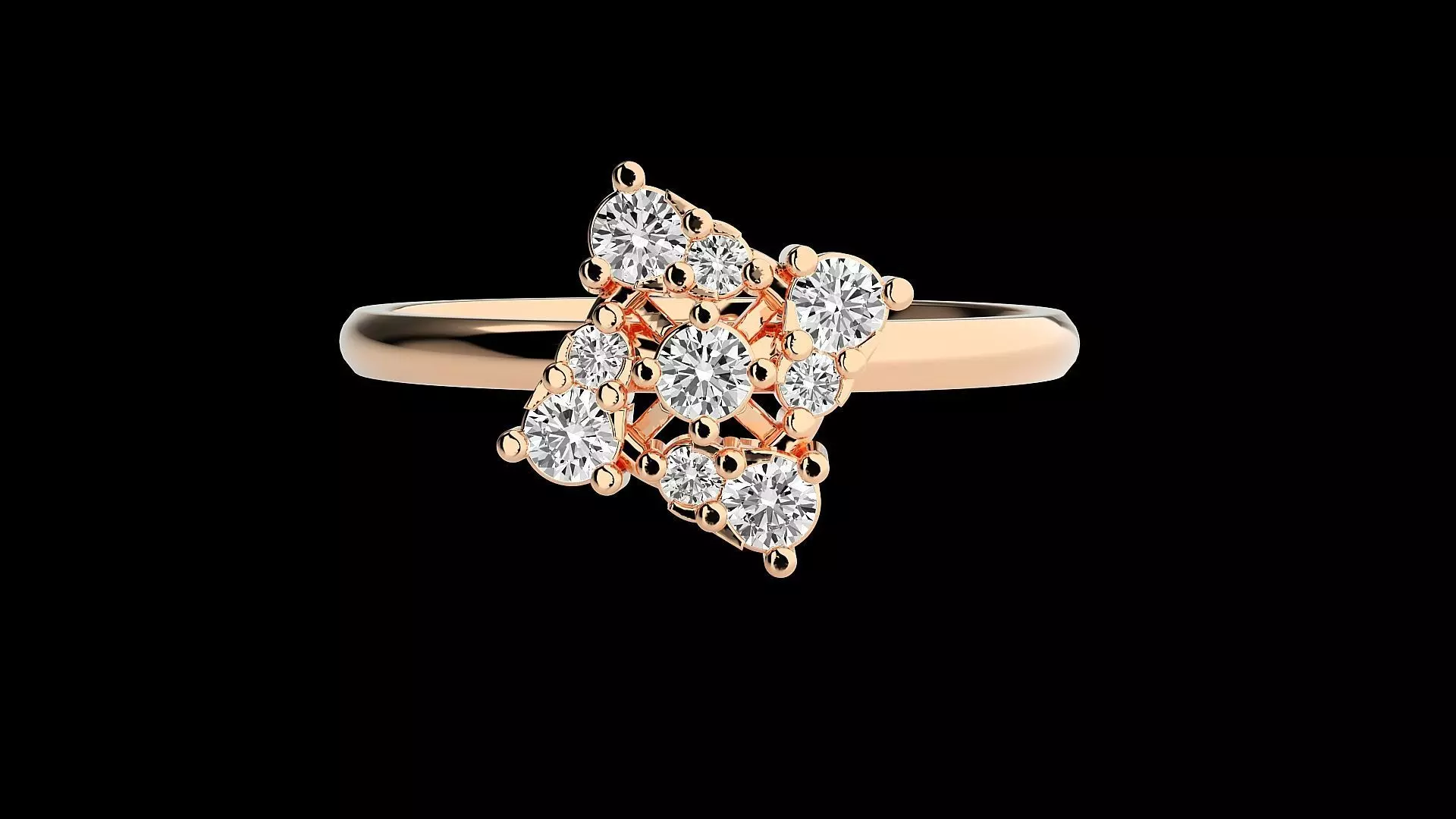 Ultra light wt minimalist Women Ring 3dm renders detail 3D print model_0