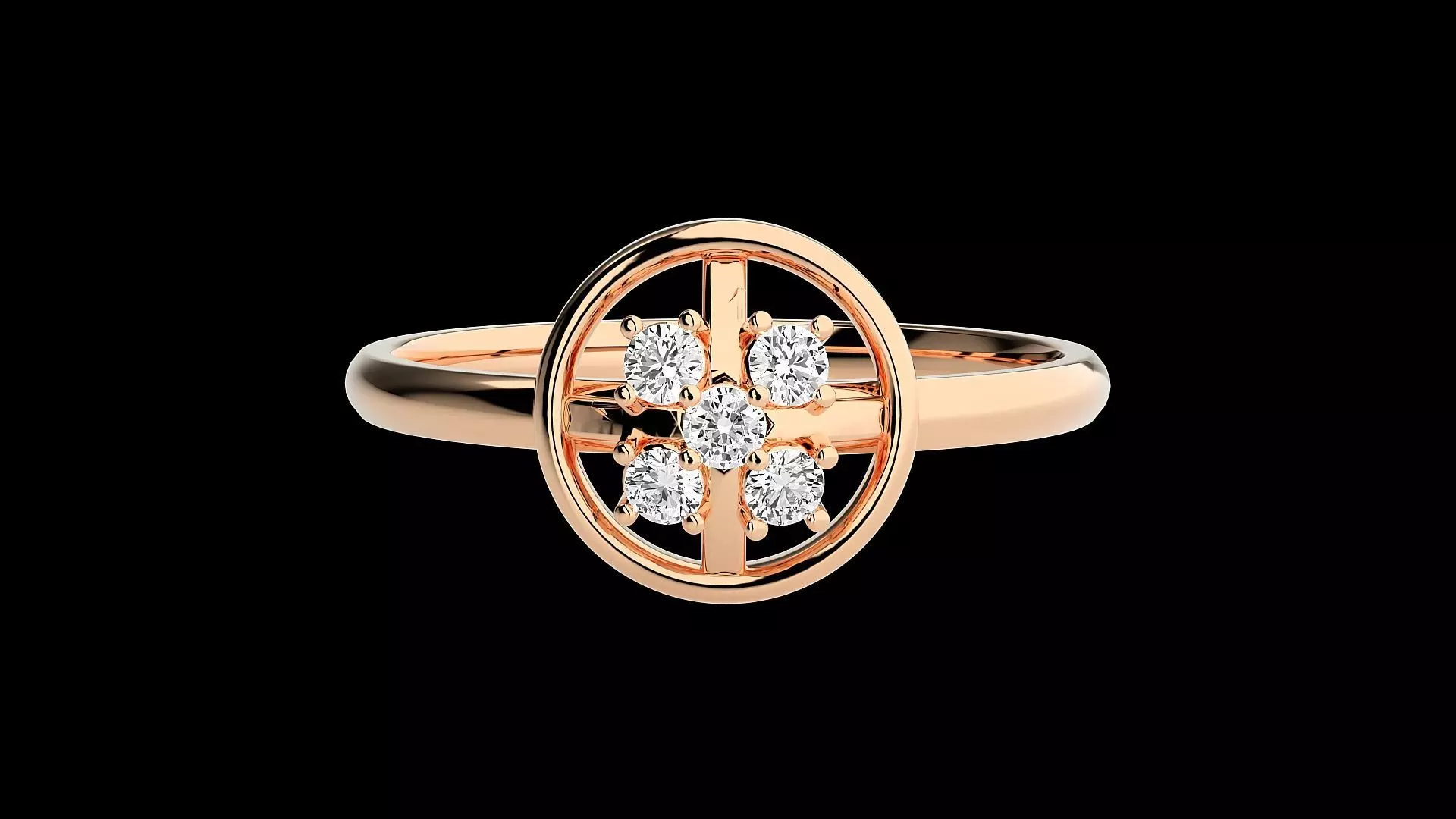 Ultra light wt minimalist Women Ring 3dm renders detail 3D print model_0