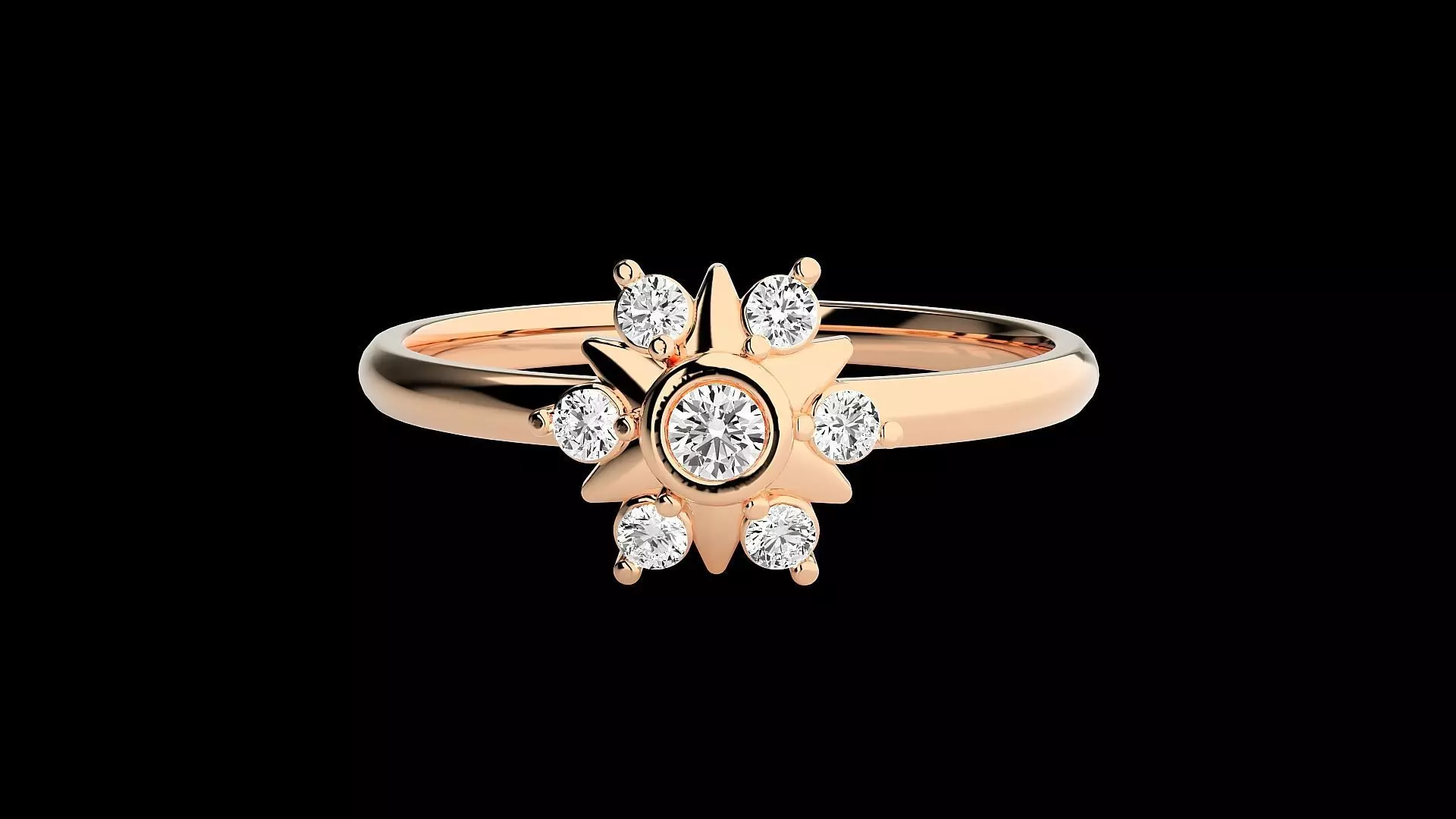 Ultra light wt minimalist Women Ring 3dm renders detail 3D print model_0