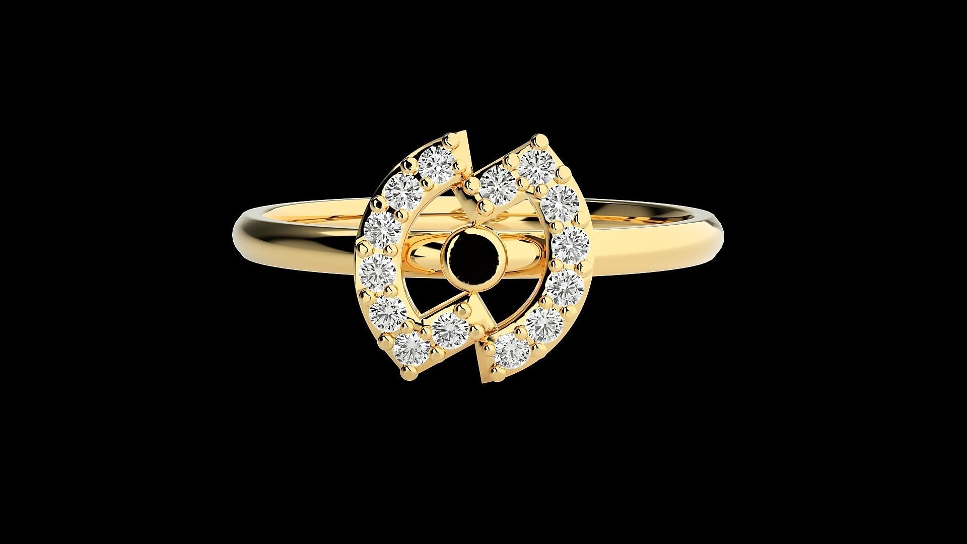 Ultra light wt minimalist Women Ring 3dm renders detail 3D print model_7