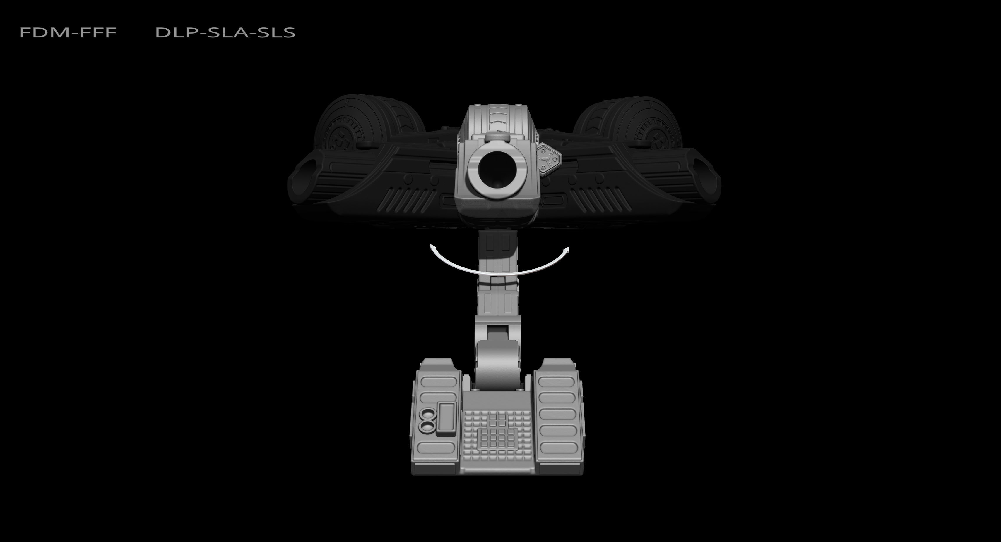 Predator Shoulder Cannon plasma 2 Size File for 3D Printing 3D print model_20