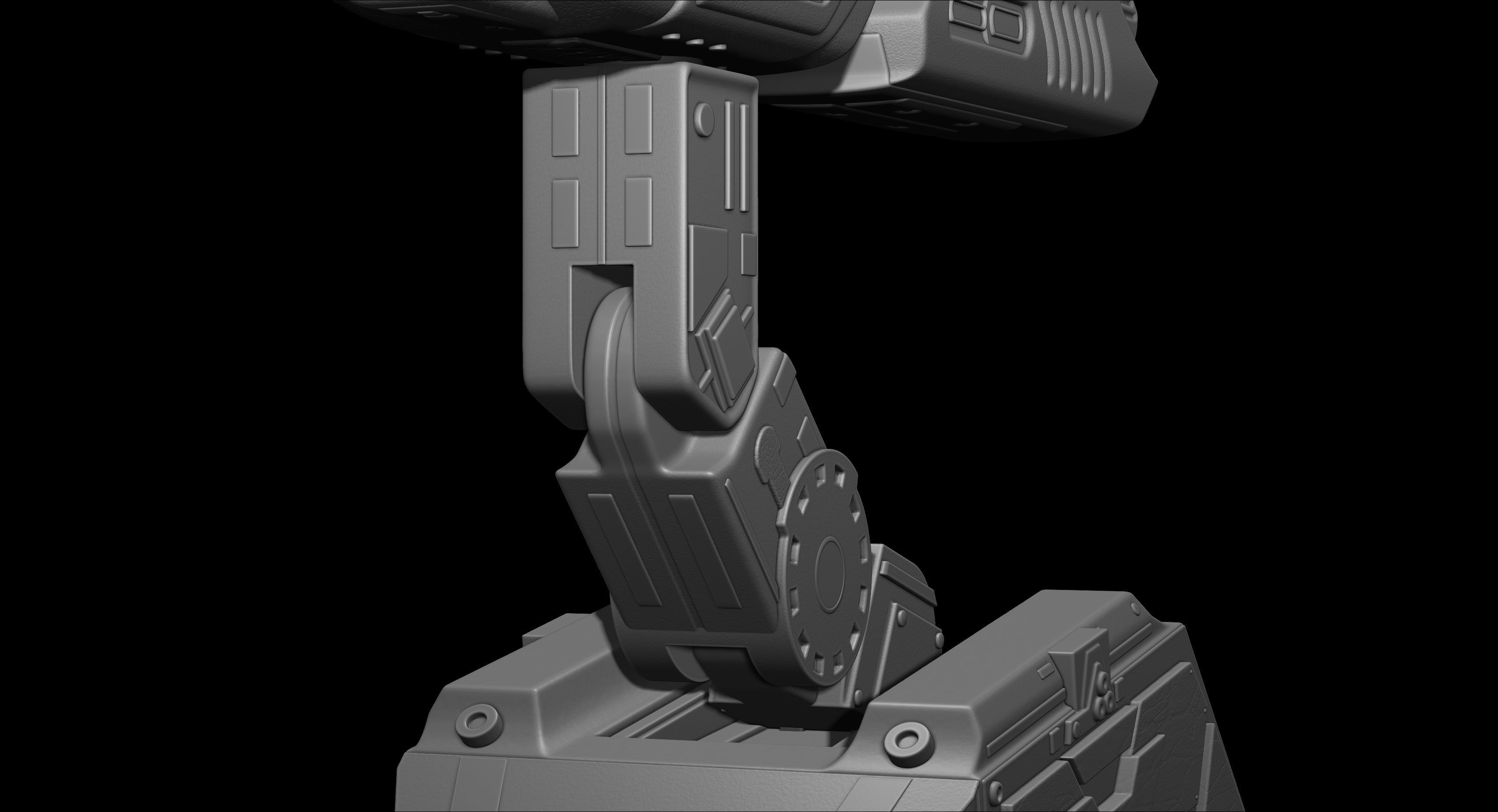 Predator Shoulder Cannon plasma 2 Size File for 3D Printing 3D print model_16