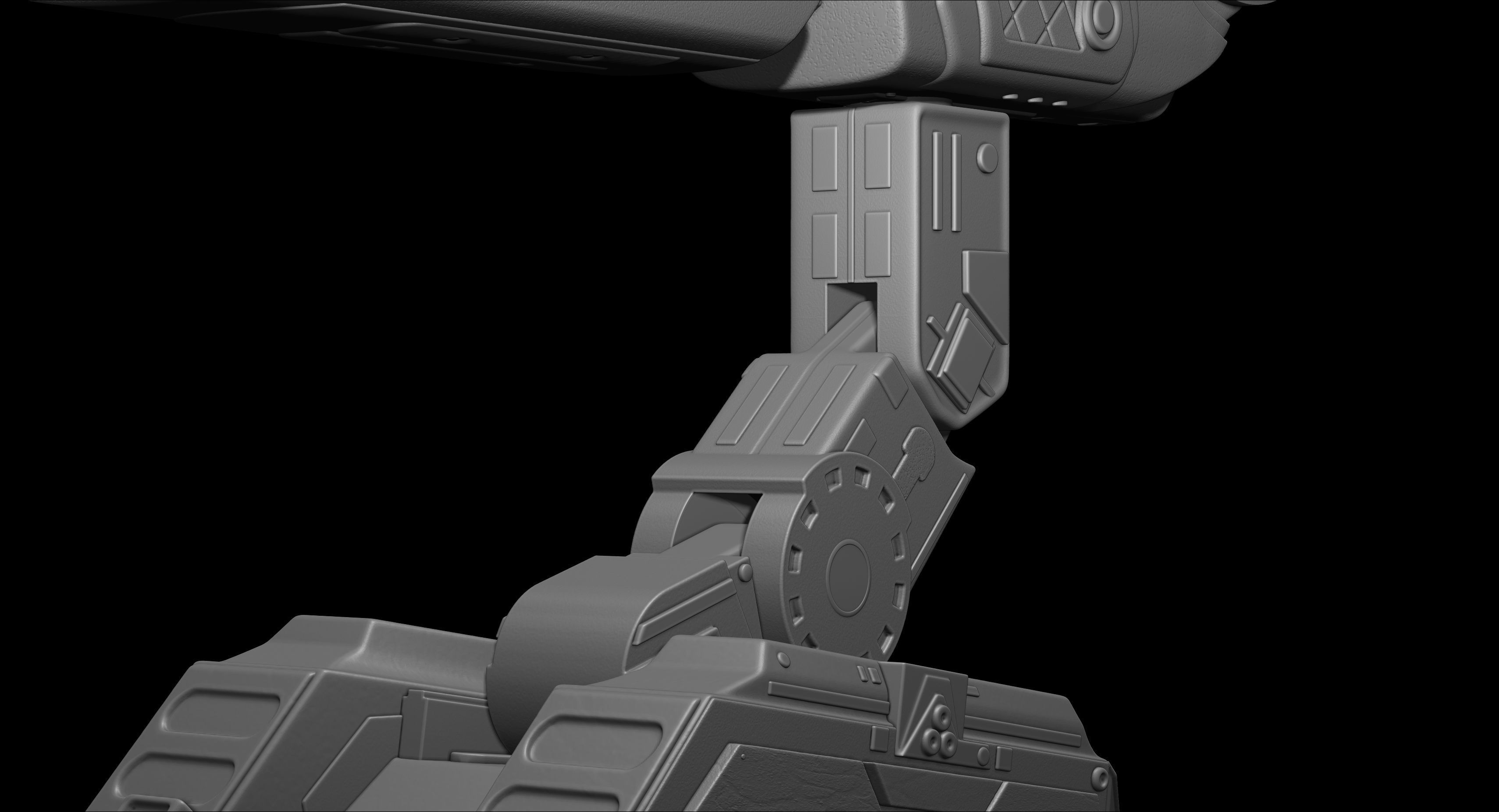 Predator Shoulder Cannon plasma 2 Size File for 3D Printing 3D print model_15