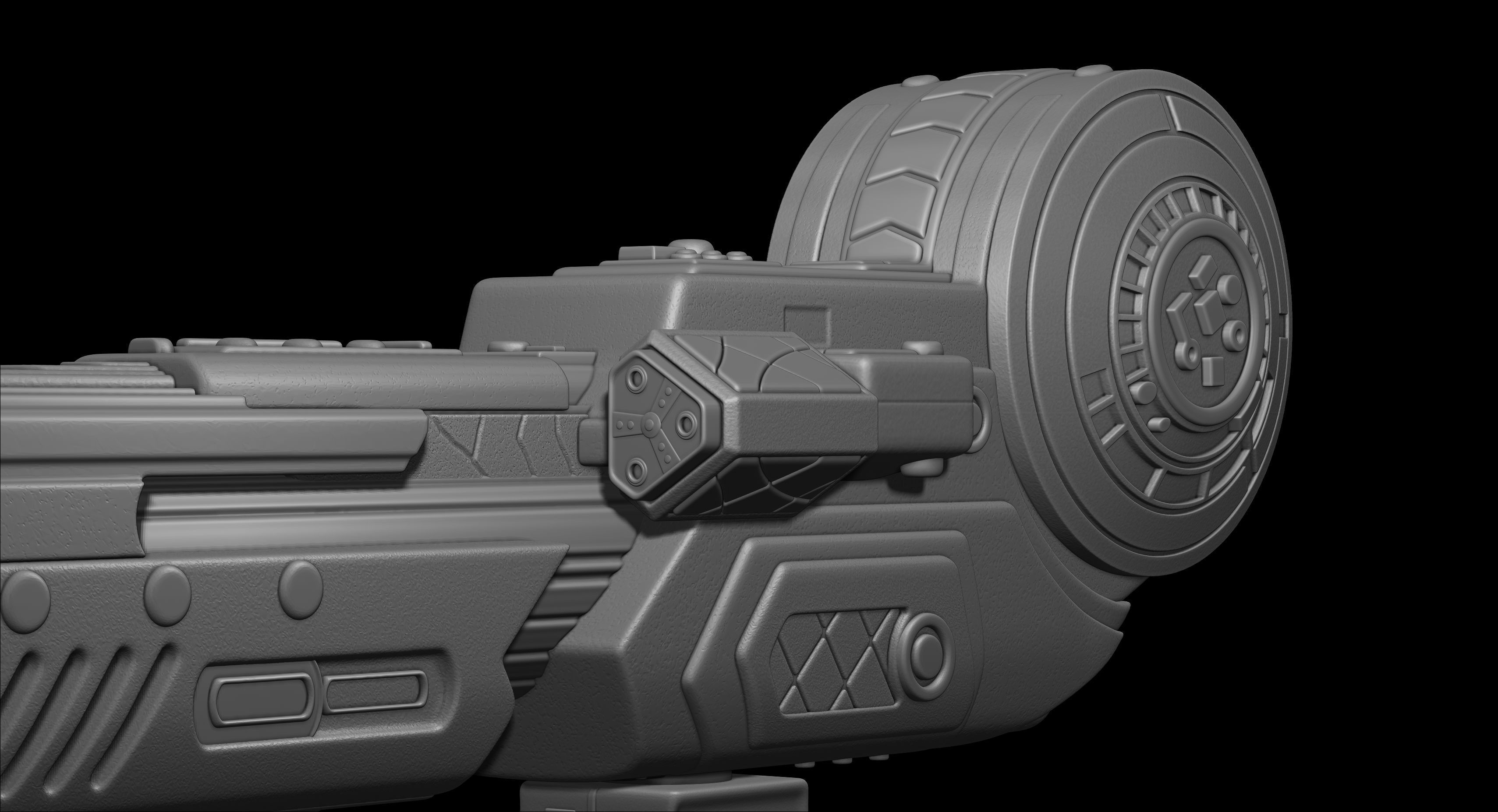 Predator Shoulder Cannon plasma 2 Size File for 3D Printing 3D print model_11