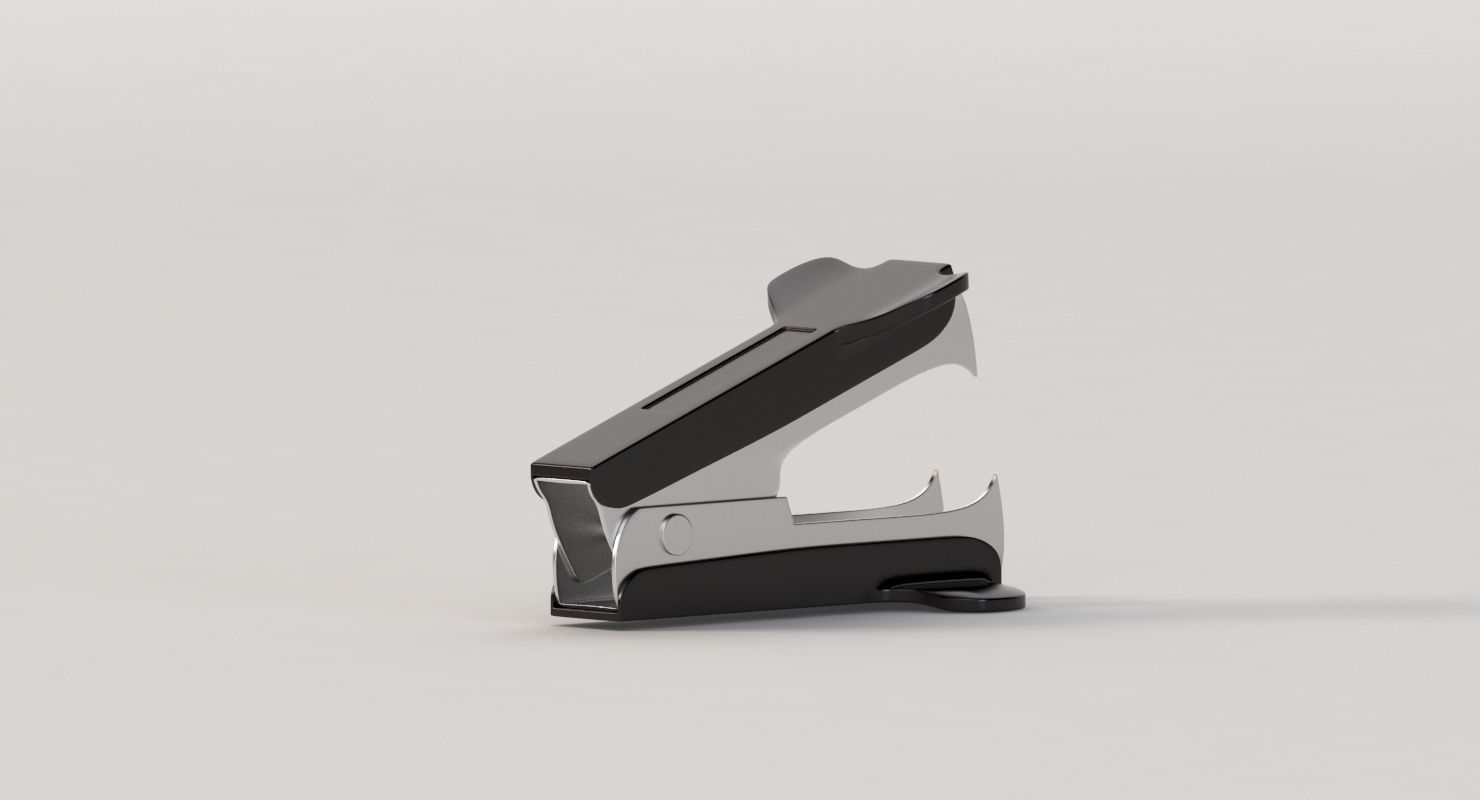 Wilko Staple Remover 3D model_3