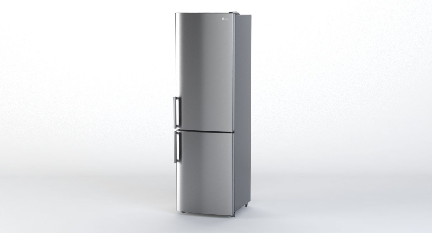 Whirlpool Bottom Mount Refrigerator 3D model_8