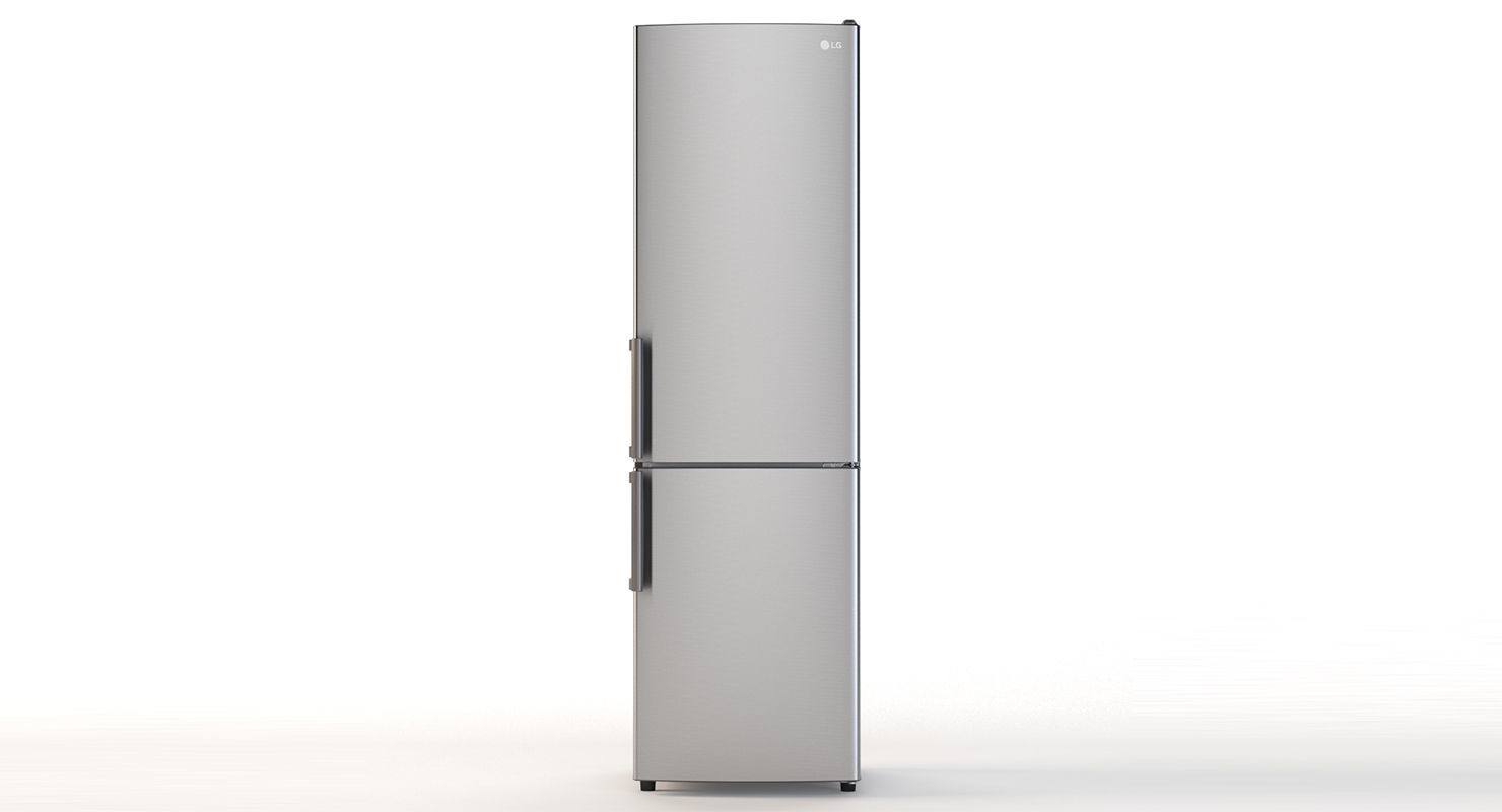 Whirlpool Bottom Mount Refrigerator 3D model_1