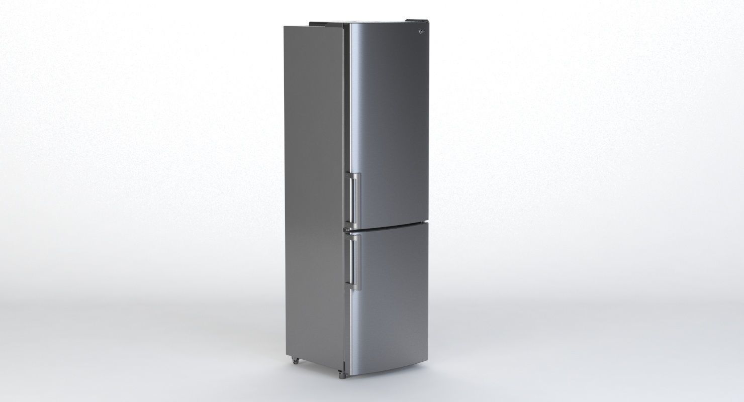 Whirlpool Bottom Mount Refrigerator 3D model_3