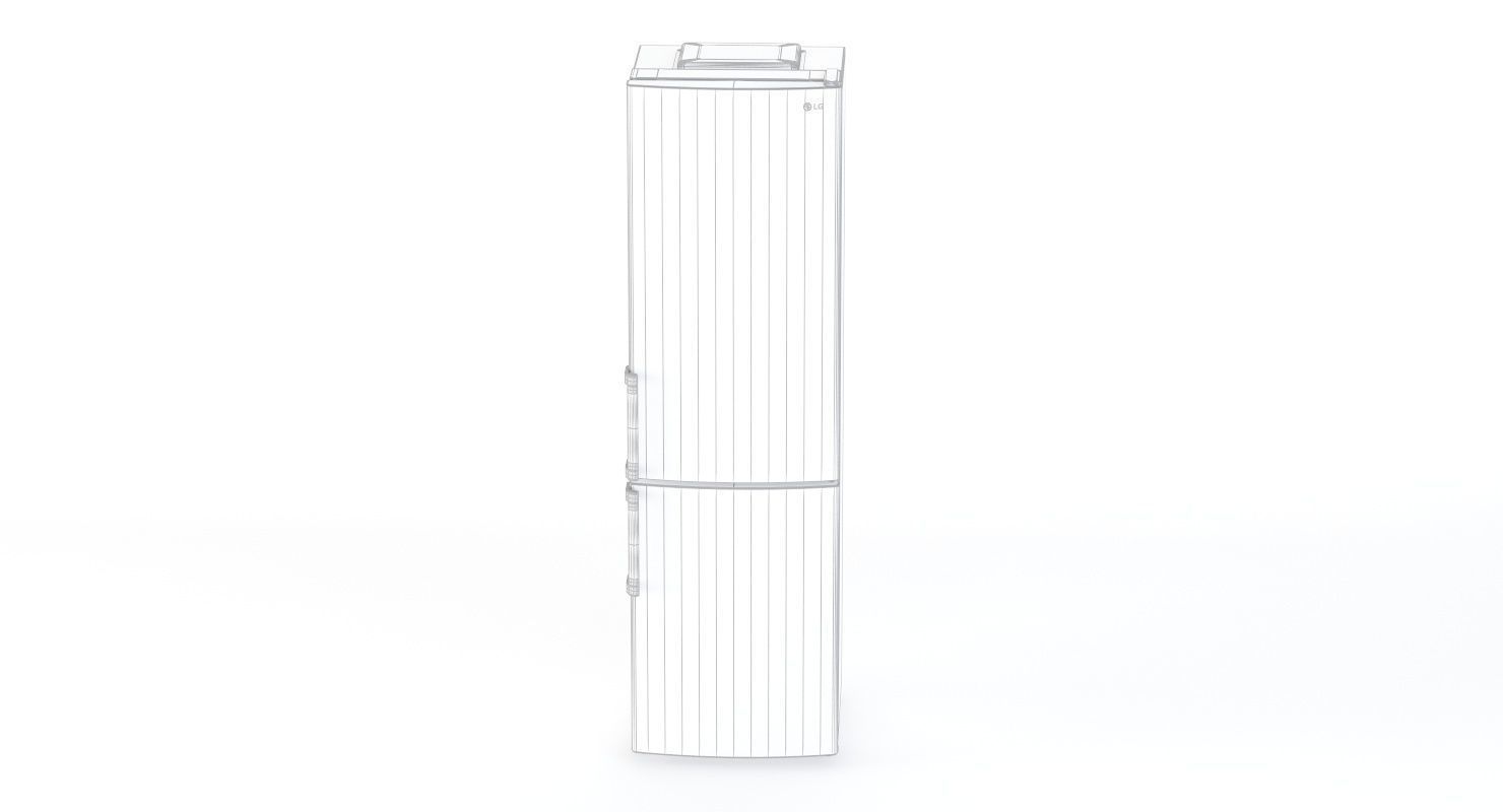 Whirlpool Bottom Mount Refrigerator 3D model_9