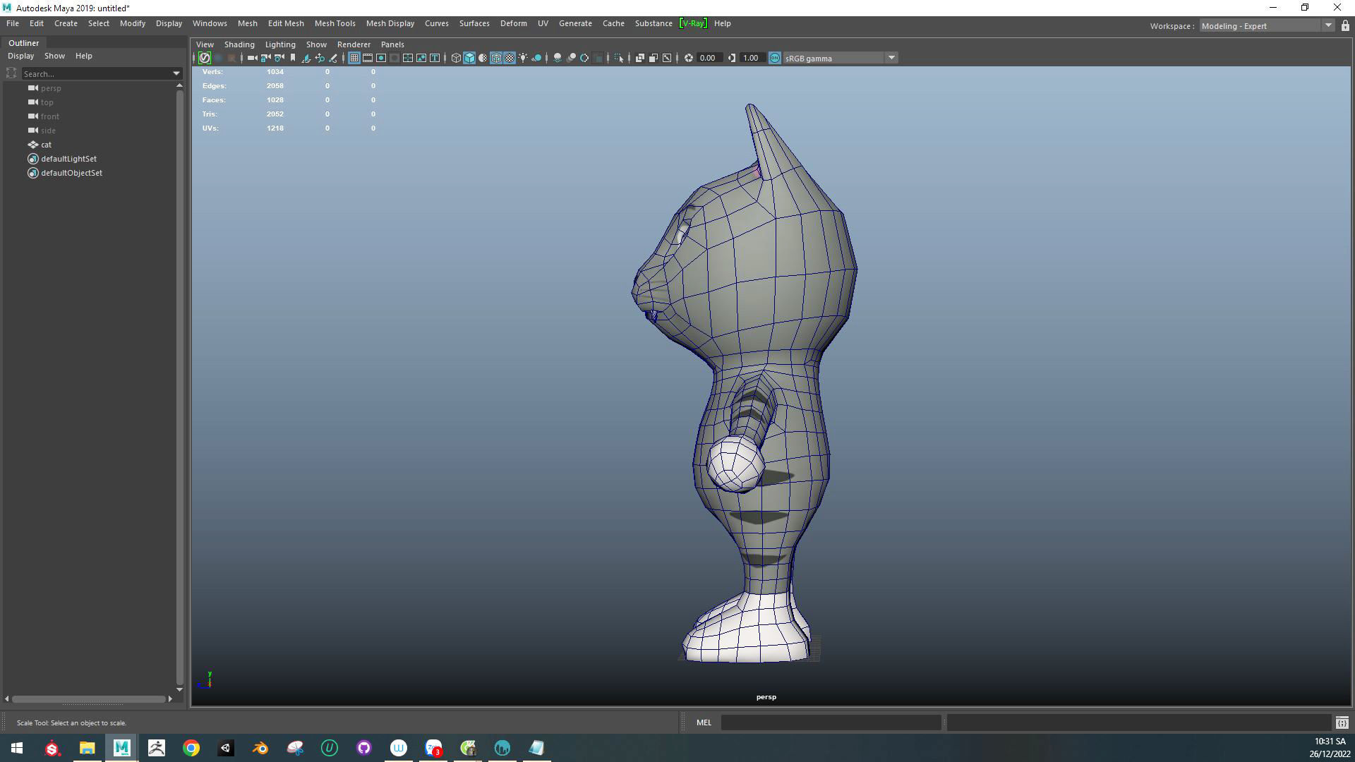 Character003 Animated Cat 3D Low-poly 3D model_9